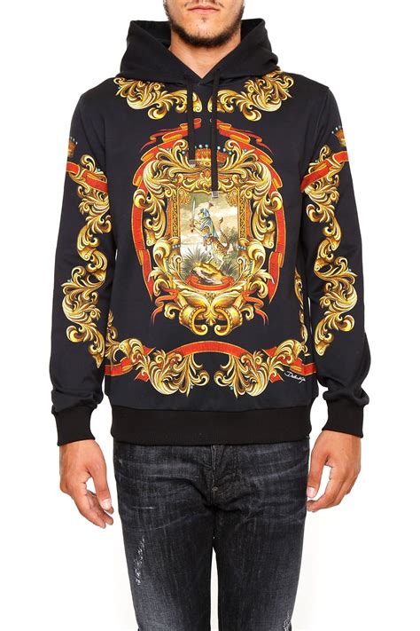 men dolce gabbana sweater|dolce and gabbana black hoodie.